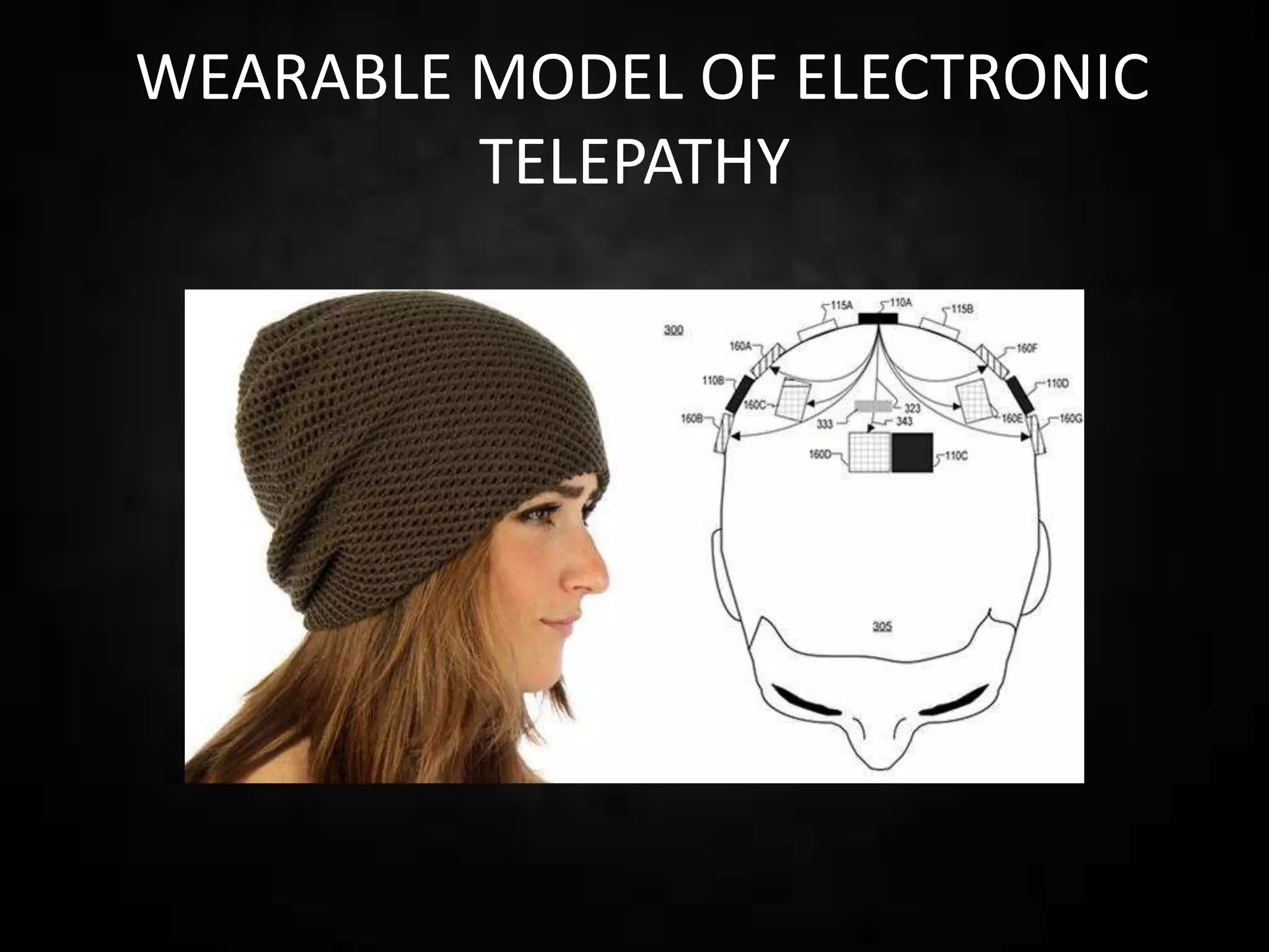 WEARABLE MODEL OF ELECTRONIC
TELEPATHY
 