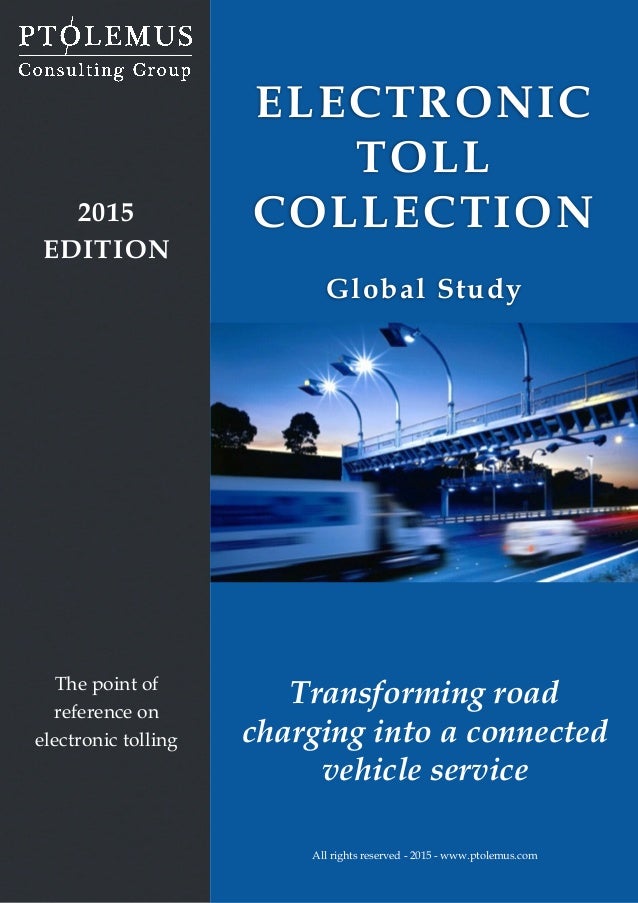 Electronic Toll Collection Global Study Table Of Contents