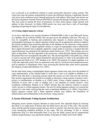 Electronic voting system security | PDF