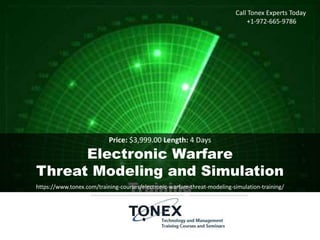 Electronic Warfare Threat Modeling and Simulation | PPTX