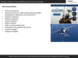 Take Electronic Warfare Threat Modeling and Simulation Training - Tonex ...