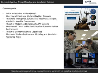 Take Electronic Warfare Threat Modeling and Simulation Training - Tonex ...