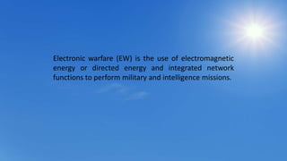 Electronic Warfare Threat Modeling and Simulation Training | PPTX