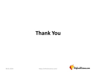 Thank You
08-01-2024 https://refreshscience.com/
 