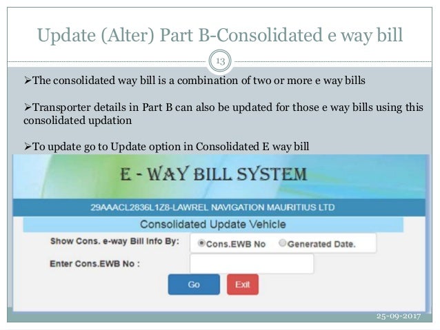 way bills online