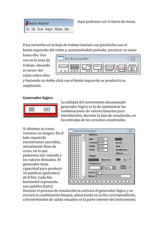 Electronic Work Bench | DOCX