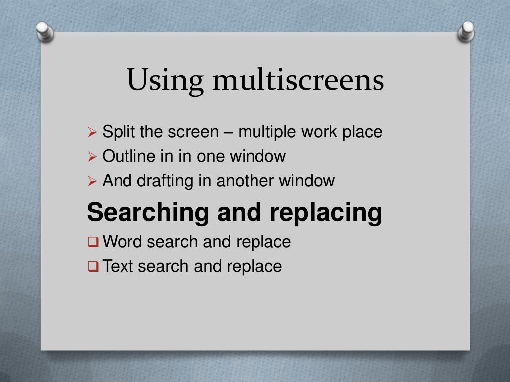 Electronic Writing Processes