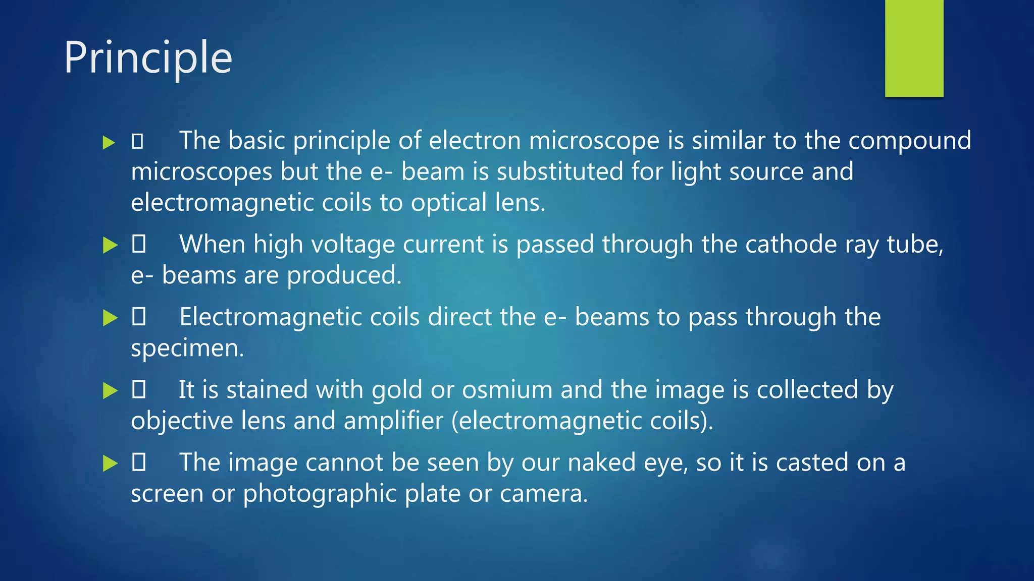 Electron microscope | PPTX