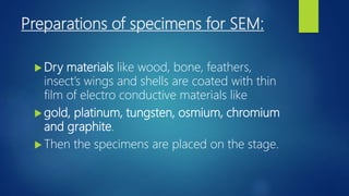 Electron microscope | PPTX
