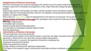 Electron Microscope and its types .pptx