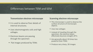 Electron microscopy | PPTX