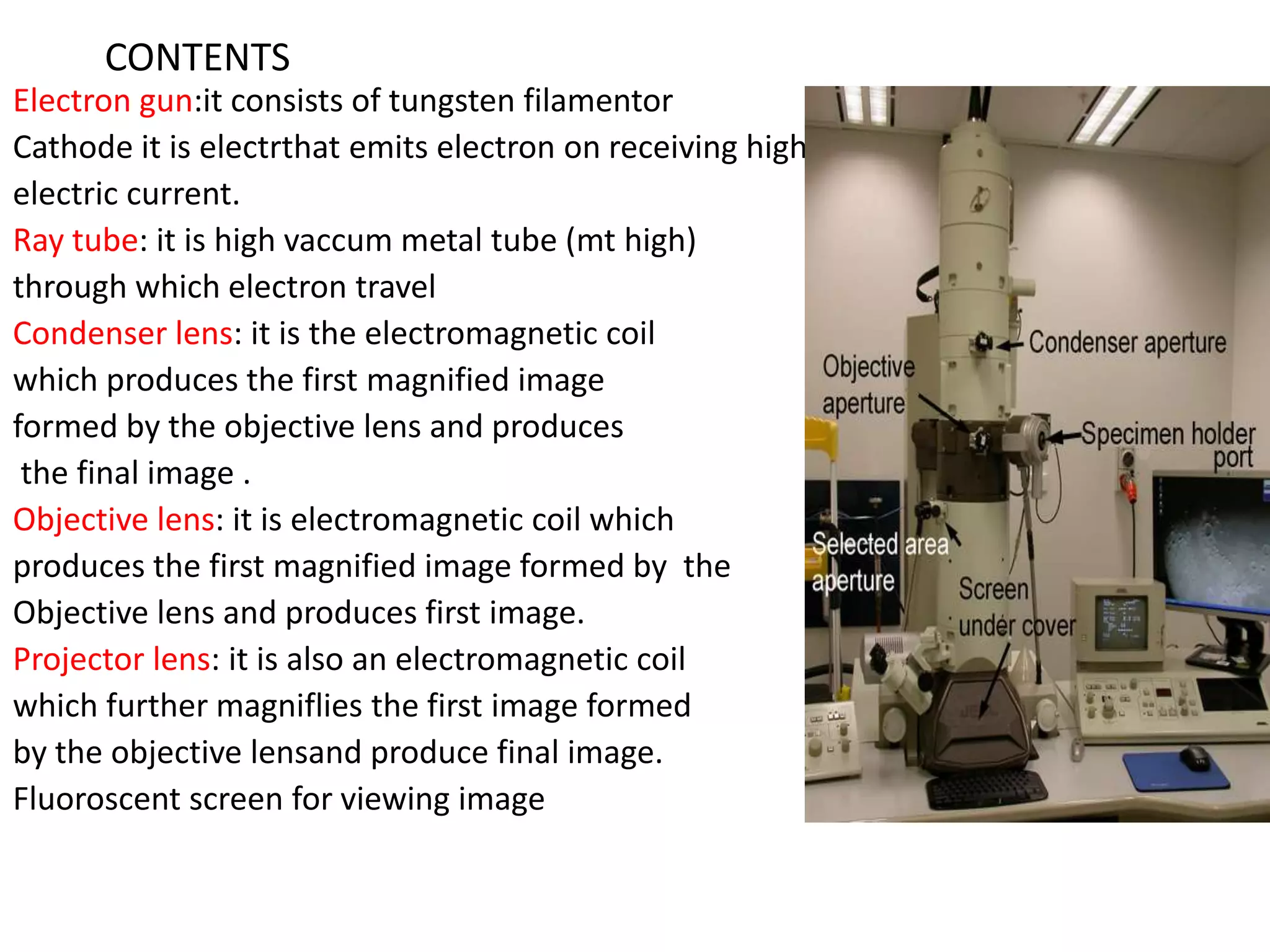 Electron microscopy | PPTX