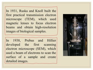 Electron Microscopy.pptx, type, advantage, Disadvantage | PPTX