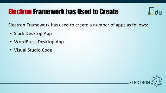 Beginners Guide to Electron Framework