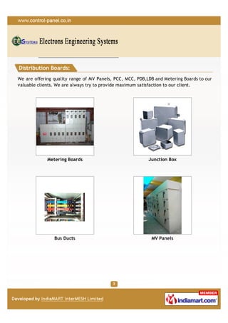 Electrons Engineering Systems, Chennai, Electrical Parts