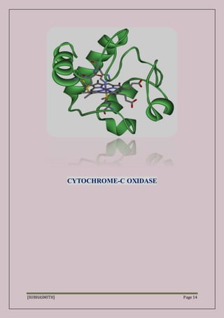 [SUBHASMITH] Page 14
CYTOCHROME-C OXIDASE
 