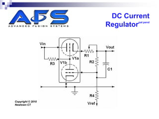 DC Current
                           pat pend
                   Regulator




Copyright © 2010
Newtown CT
 