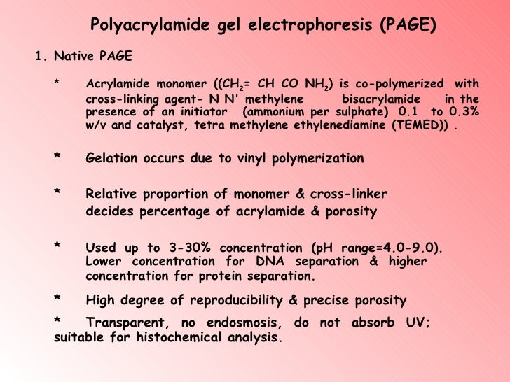 Electrophoresis