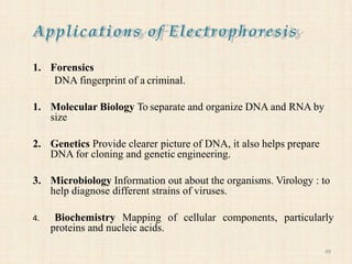 Electrophoresis | PPTX
