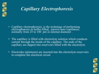 Electrophoresis, principle and types | PPTX