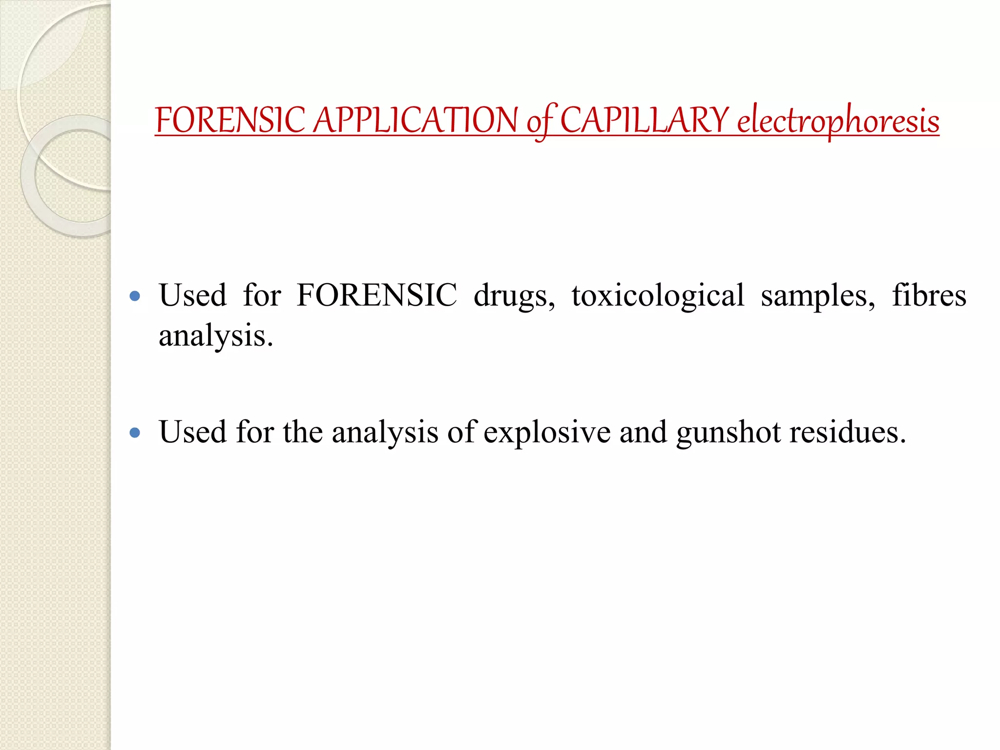 ELECTROPHORESIS AND ITS FORENSIC APPLICATIONS.pptx