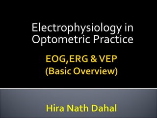 Electrophysiology in
Optometric Practice
 