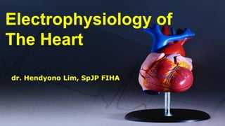 Electrophysiology of
The Heart
dr. Hendyono Lim, SpJP FIHA
 