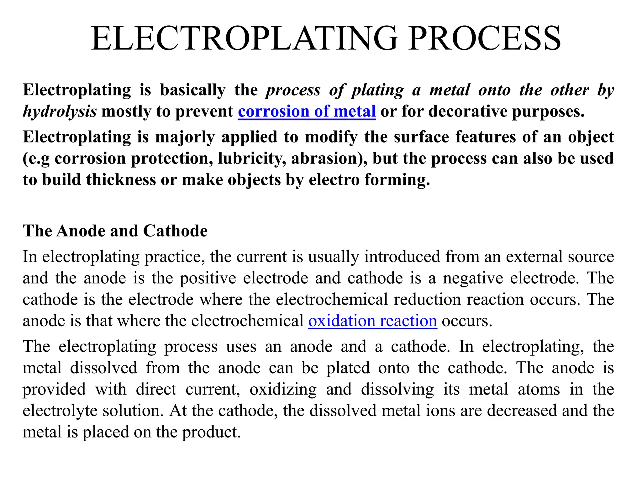 ELECTROPLATING PROCESS Introduction.pptx