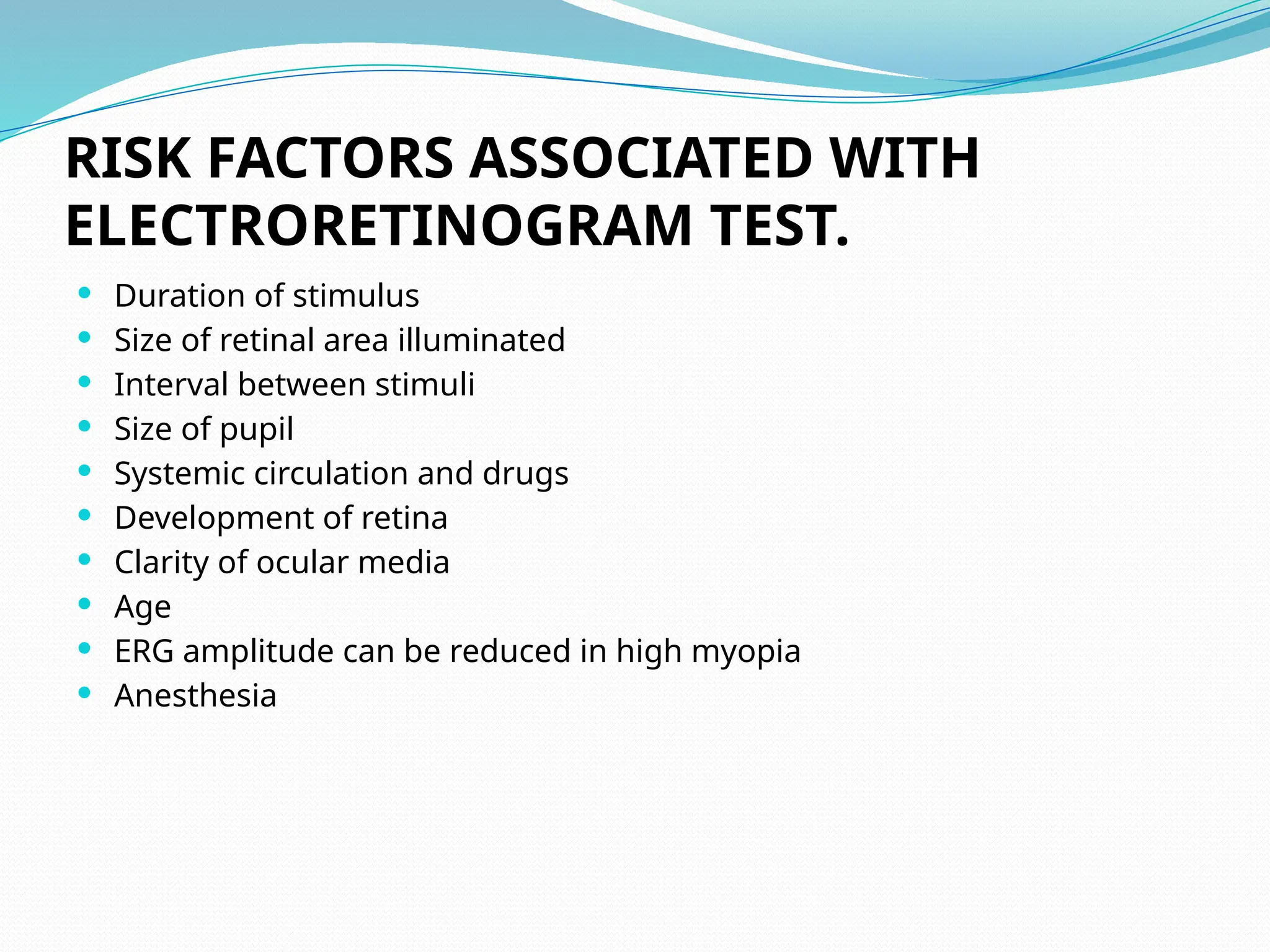 ELECTRORETINOGRAM IN RECENT OPTOMETRY.pptx | Eye and Vision Conditions ...