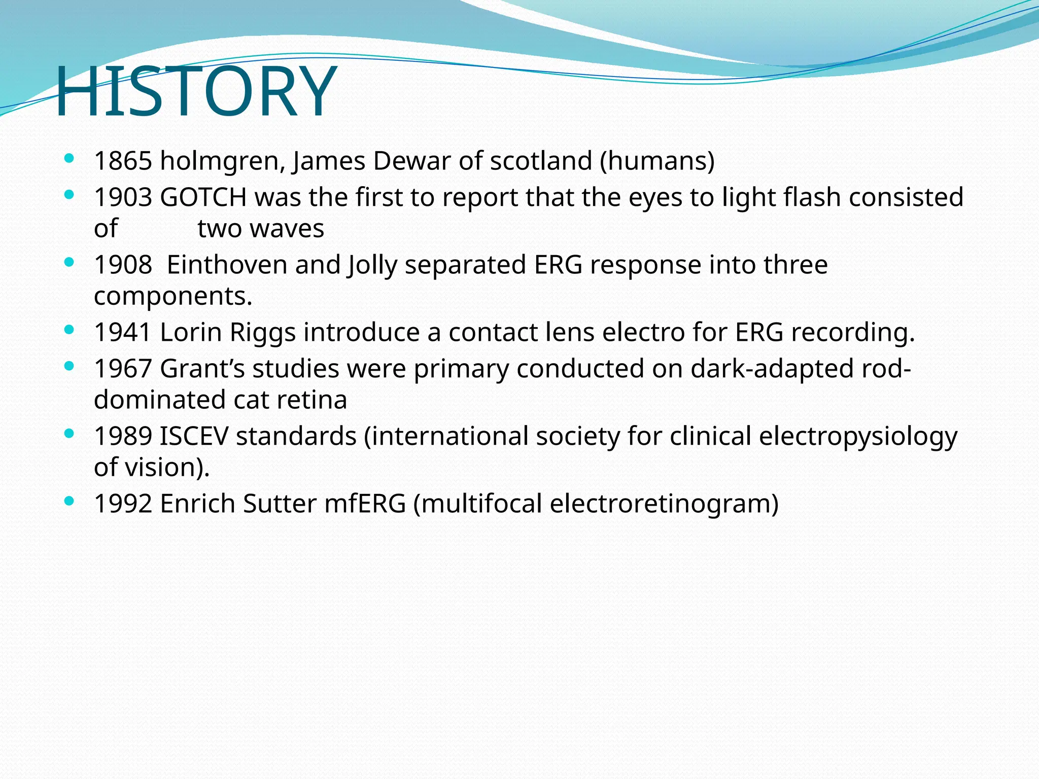 ELECTRORETINOGRAM IN RECENT OPTOMETRY.pptx | Eye and Vision Conditions ...
