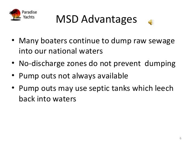 electro scan marine waster treatment