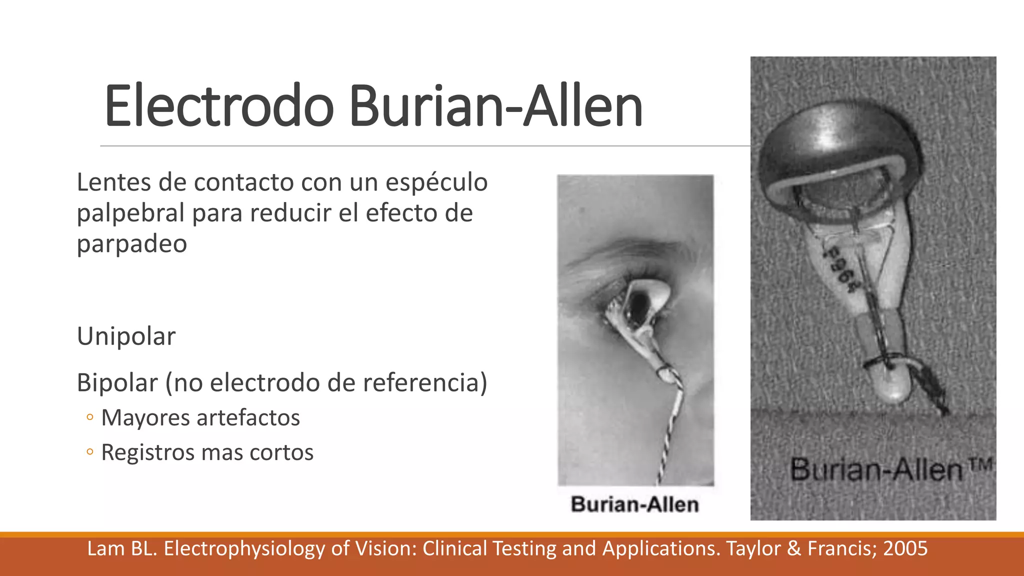 Electrofisiologia de la vision: Electrorretinograma (ERG) y ...