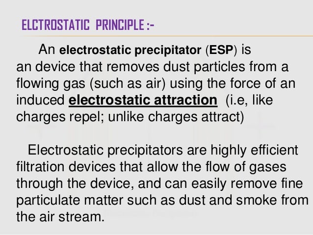 Precipitator Precipitator