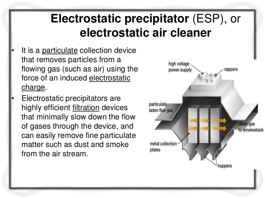 Electrostatic precipitators and scrubbers