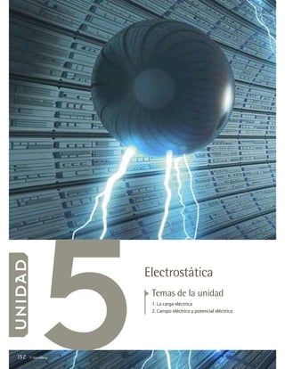 Electrostática  santillana 3 bgu