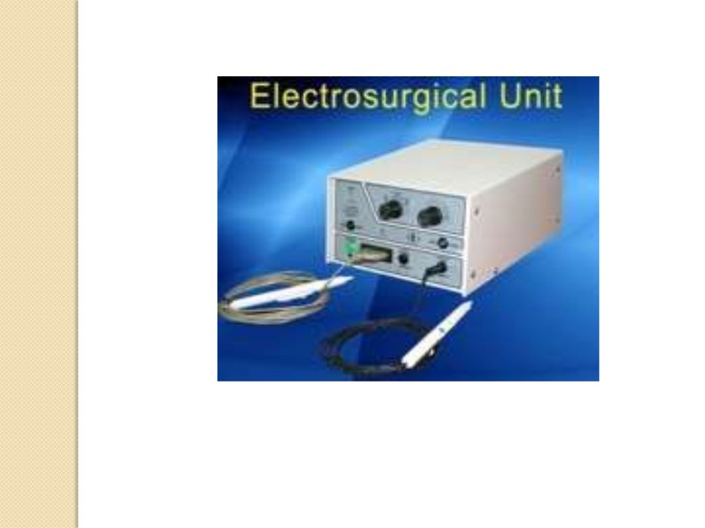 Electrosurgical unit