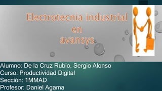 Alumno: De la Cruz Rubio, Sergio Alonso
Curso: Productividad Digital
Sección: 1MMAD
Profesor: Daniel Agama
 
