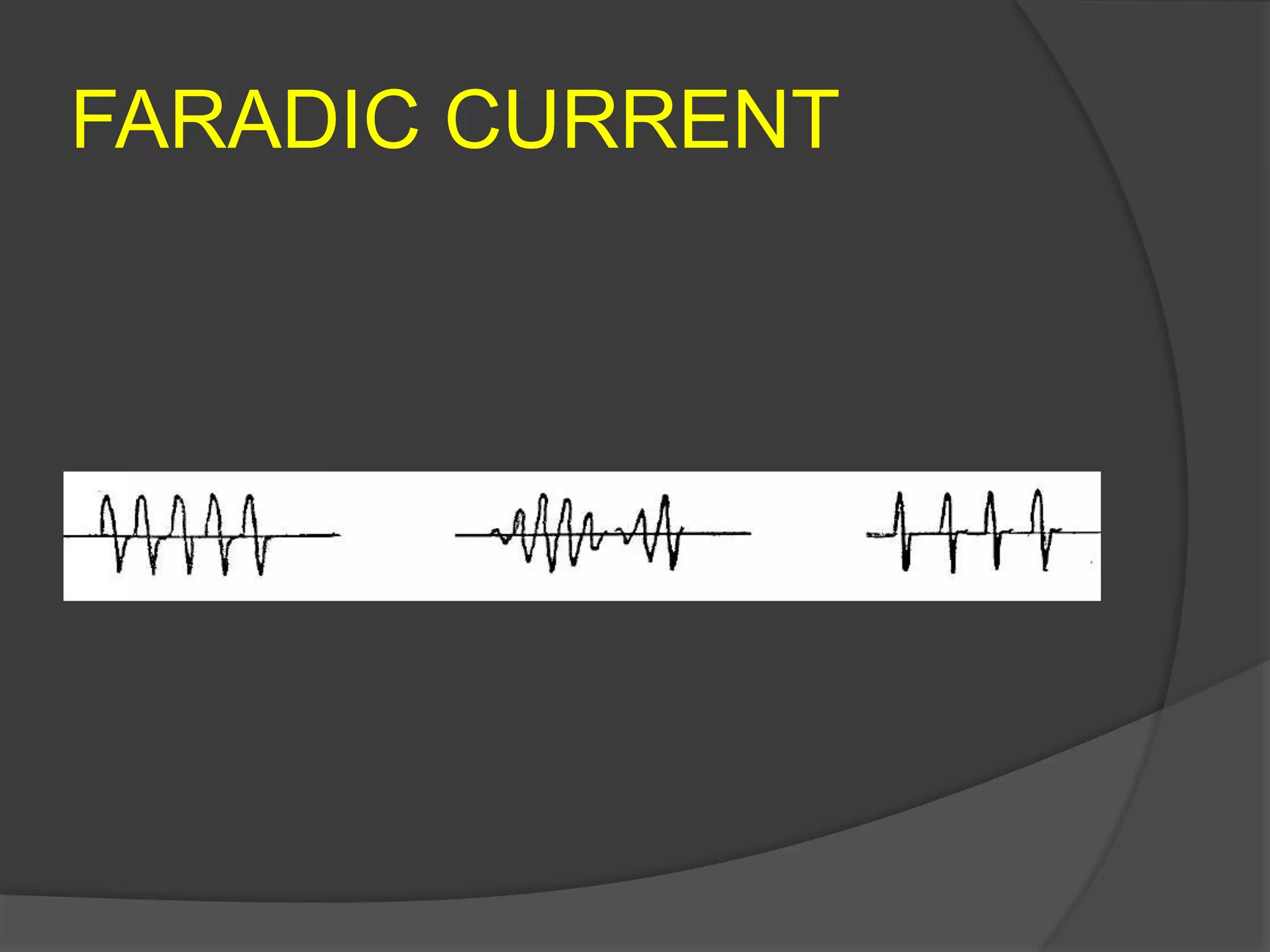 FARADIC CURRENT
 