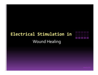 Sreeraj S R
Wound Healing
 