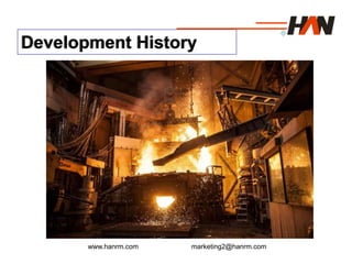 www.hanrm.com marketing2@hanrm.com
Development History
 