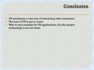 Vr Conclusion Electrical and elec Virtual Reality PPT.pptx