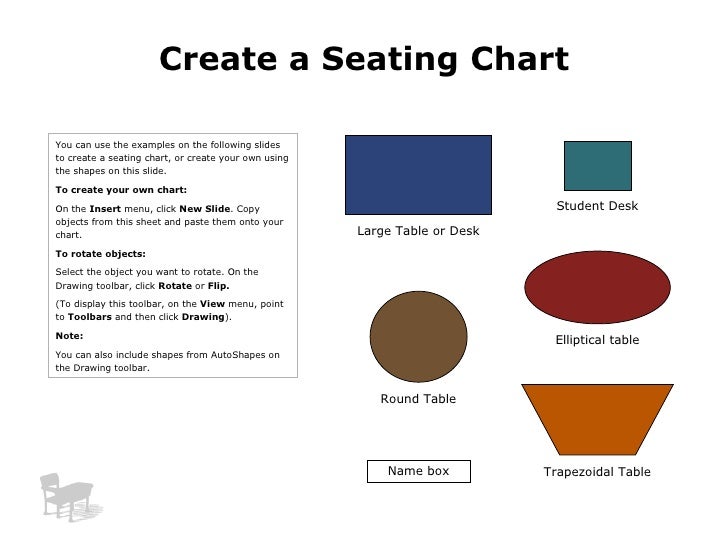 Make Your Own Seating Chart