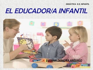 EL EDUCADOR/A INFANTIL DIDÁCTICA  E.D. INFANTIL SUSANA ZAMORA ARÉVALO 