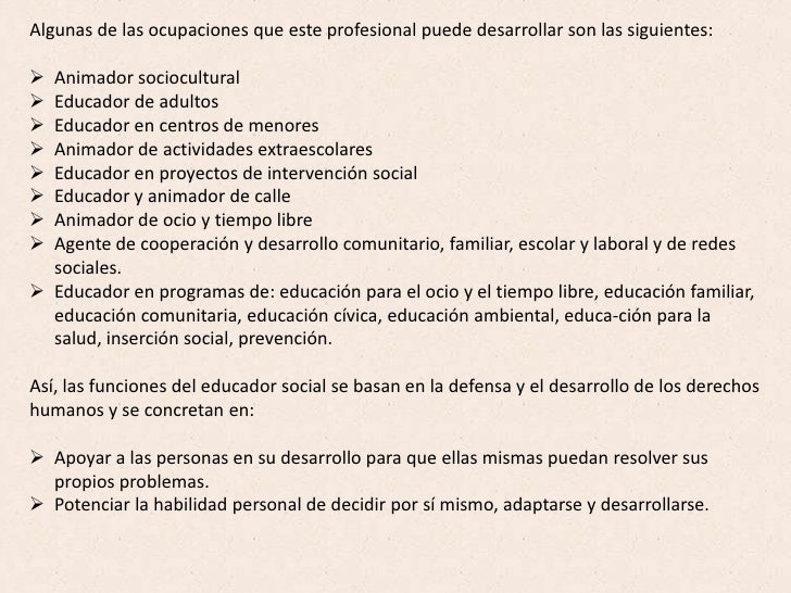 El Educador Social Y La Discapacidad