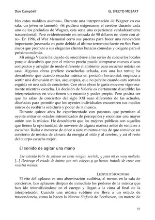 El Efecto Mozart