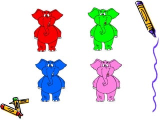 Elefente colorido