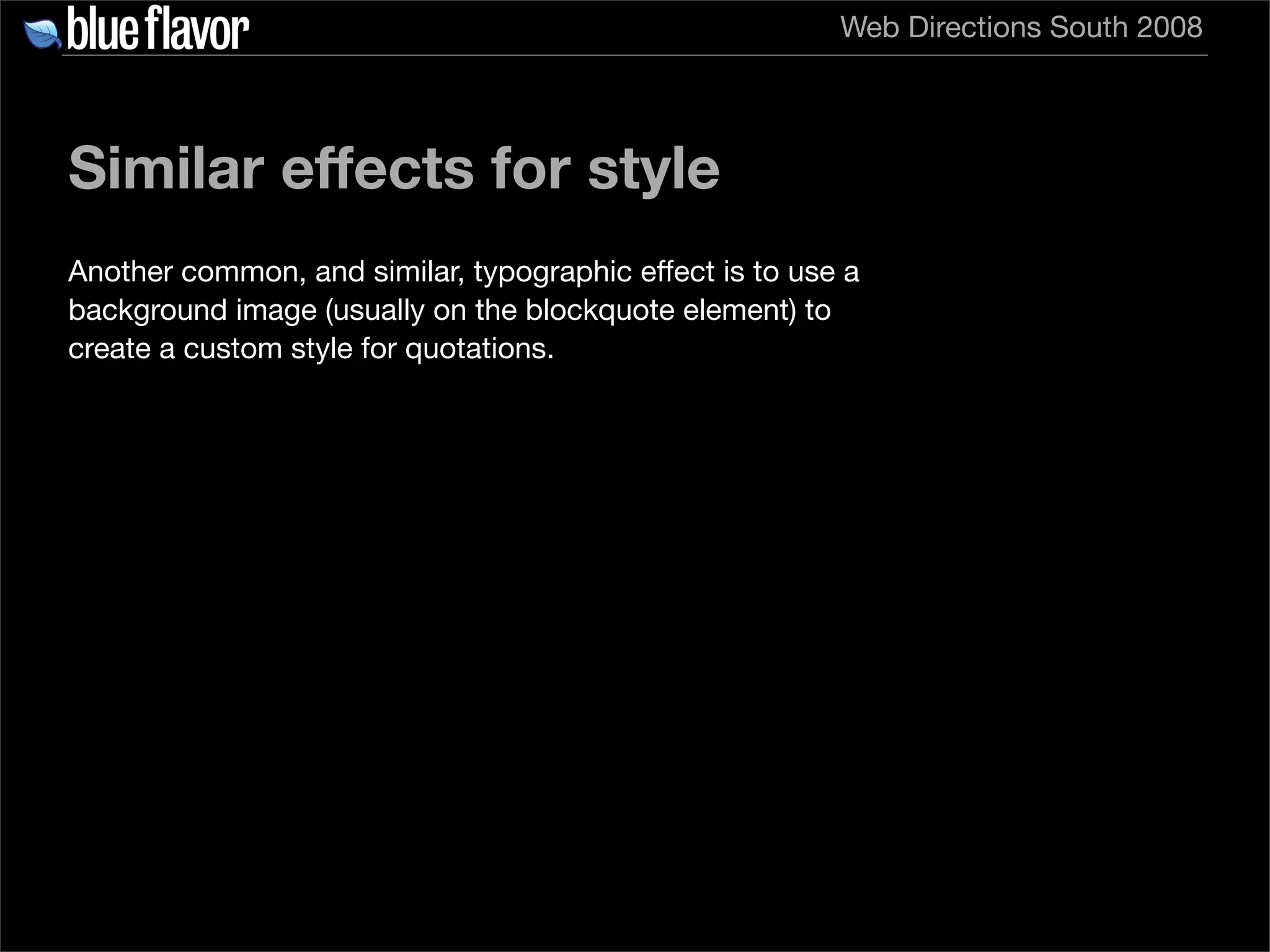 Elegant Web Typography