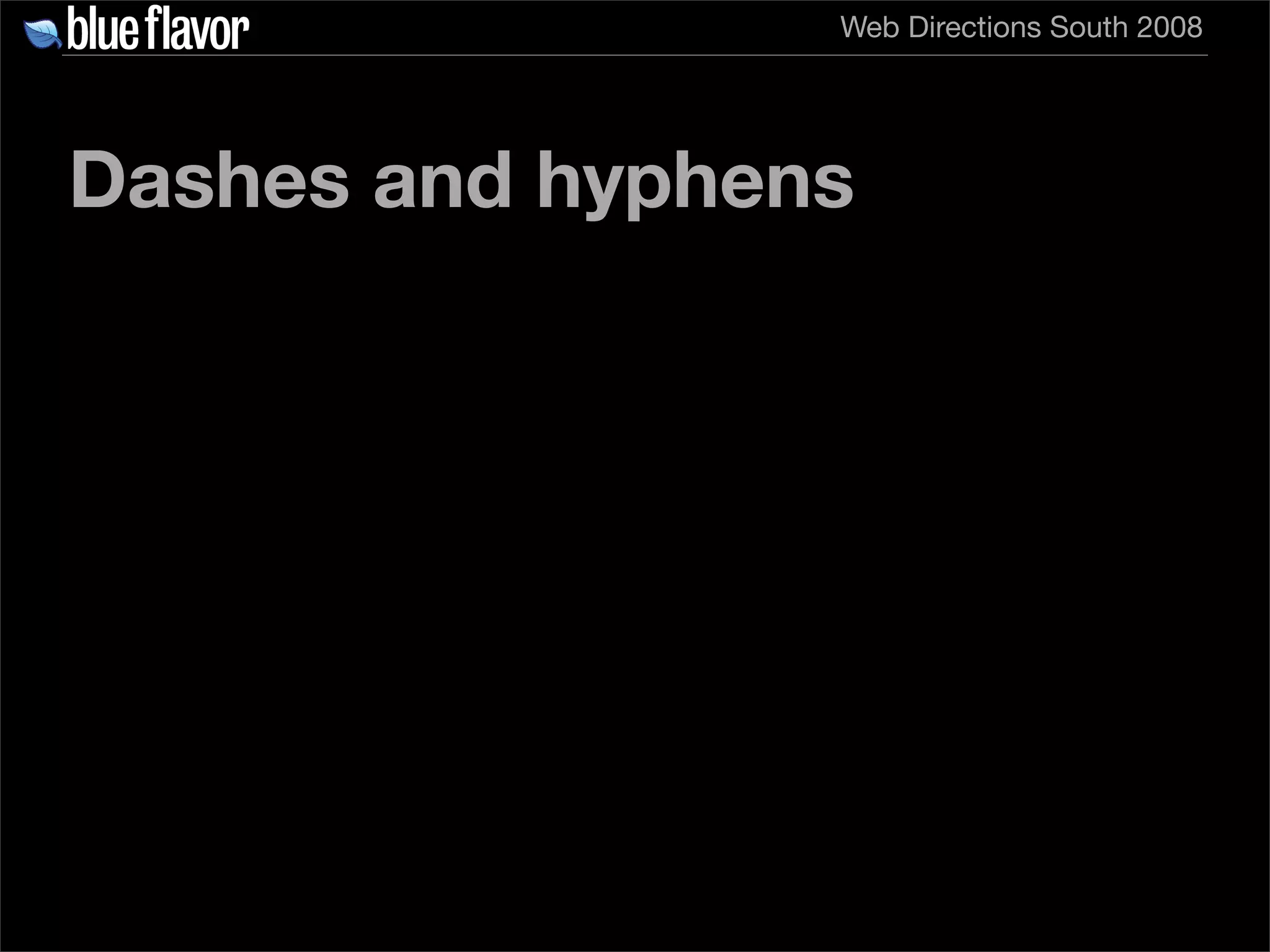 Elegant Web Typography