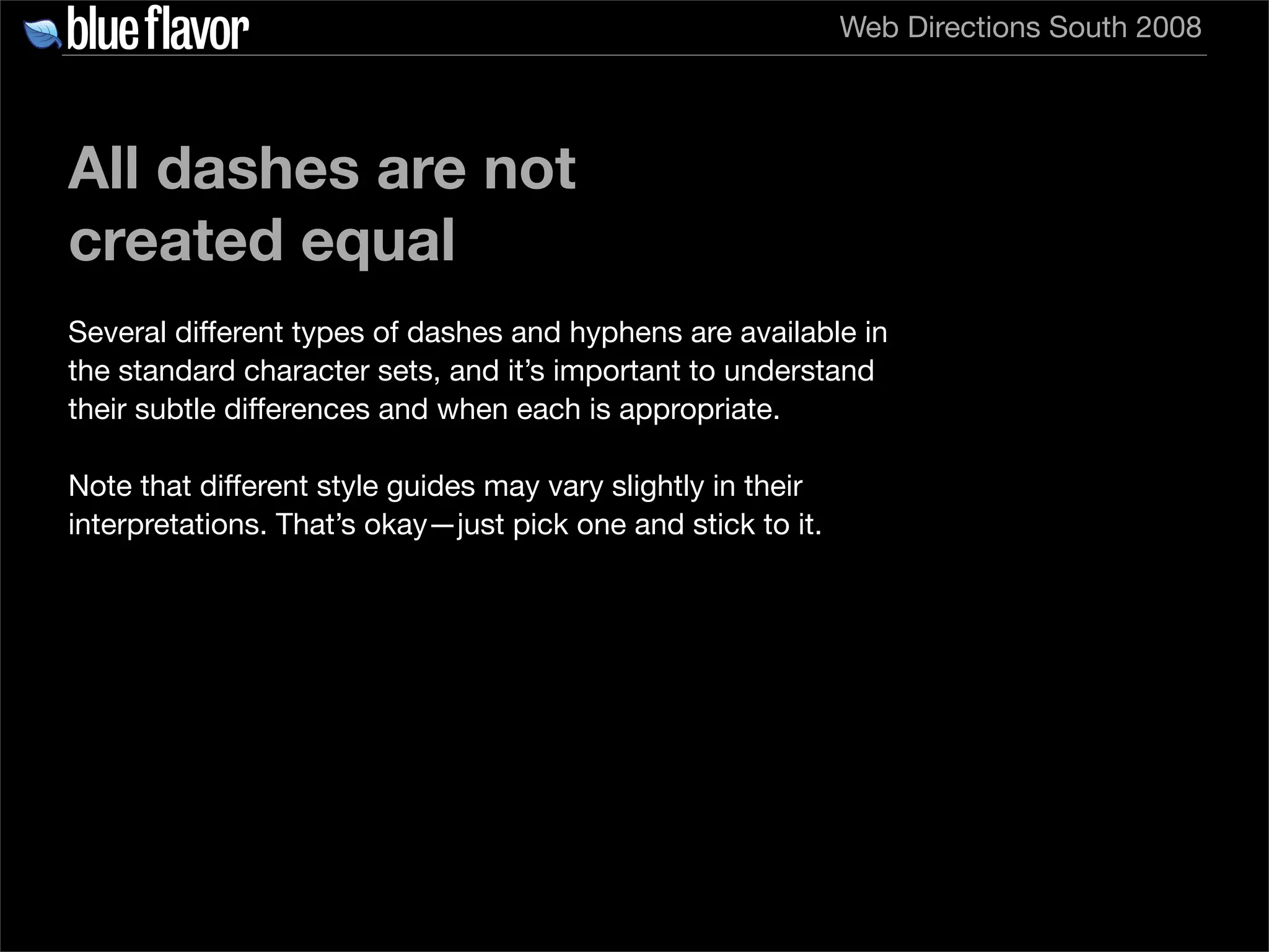 Elegant Web Typography