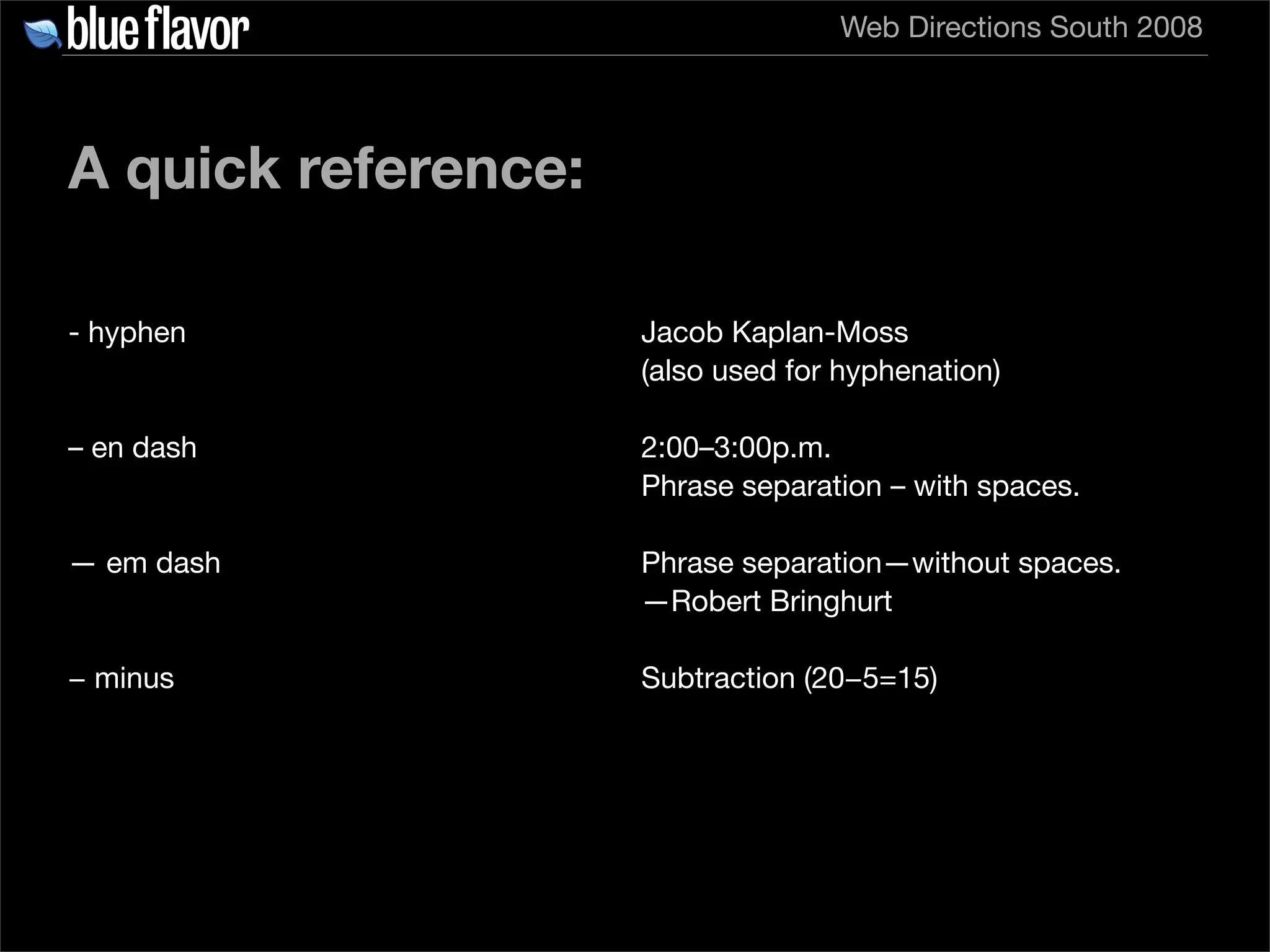 Elegant Web Typography